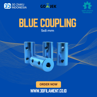 Reprap Blue Coupling 5x8 mm